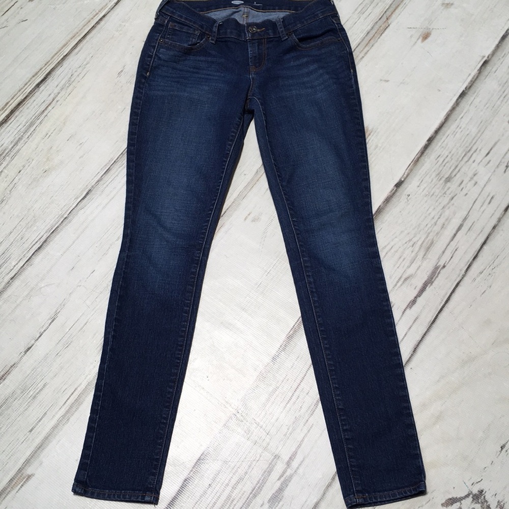 Old Navy Jeans Skinny Blue Distressed Denim 2